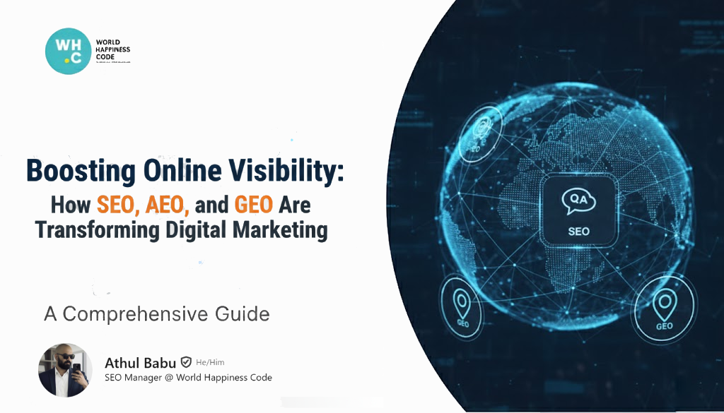 How SEO, AEO, and GEO Are Transforming Digital Marketing