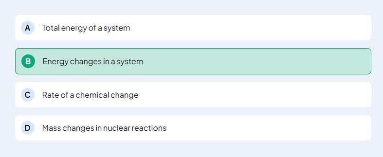 the first law of thermodynamics is concerned with the conservation of