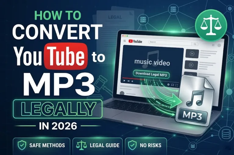 How to Convert YouTube to MP3 Legally
